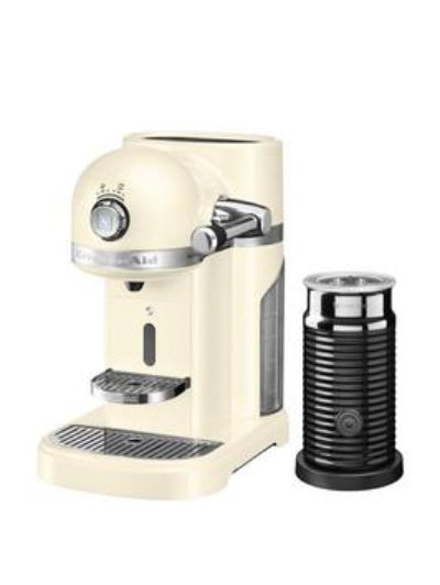 Nespresso Nespresso Kitchenaid With Aeroccino Cream Nespresso Nespresso Kitchenaid With Aeroccino Cream